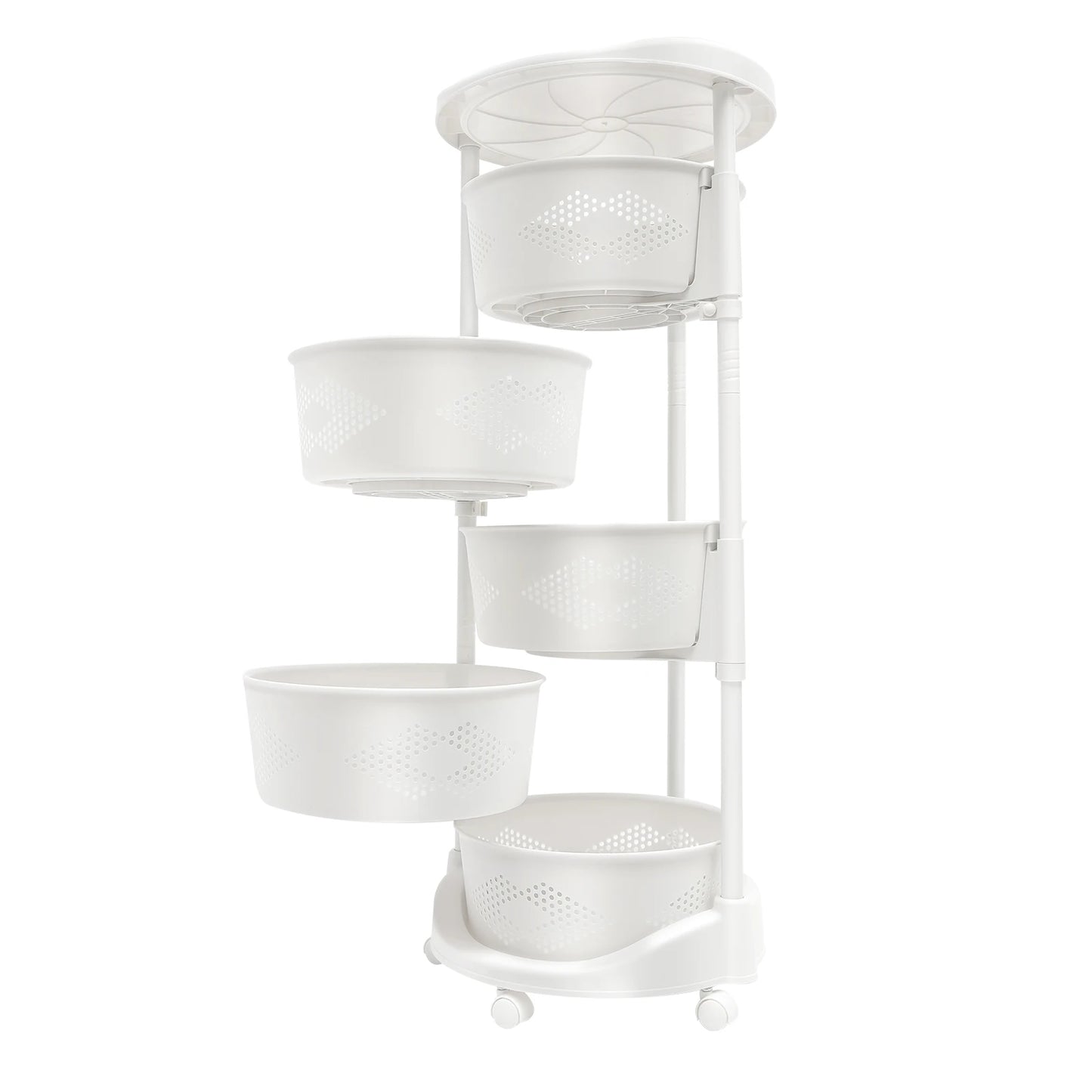 5 Layer Kitchen Rotating Organizer Rack