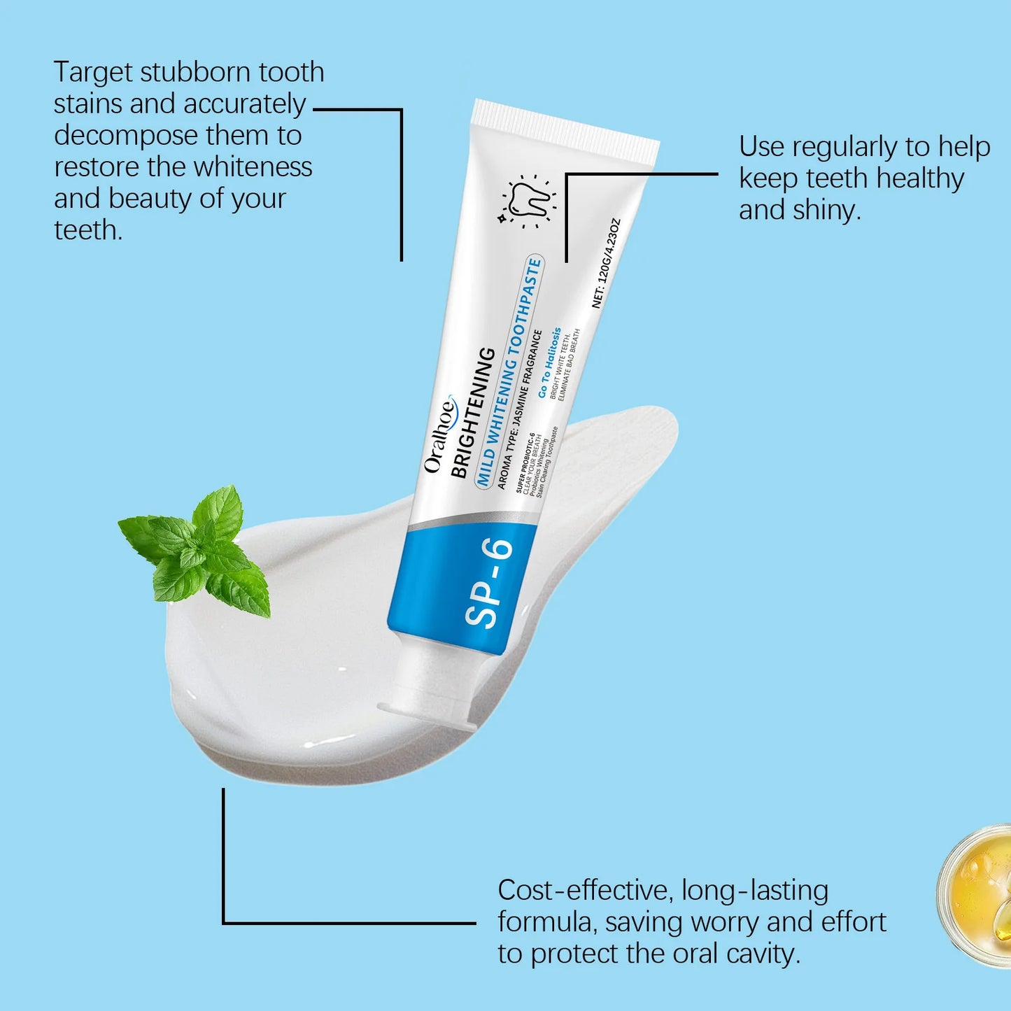 Oralhoe 120g Probiotic Toothpaste