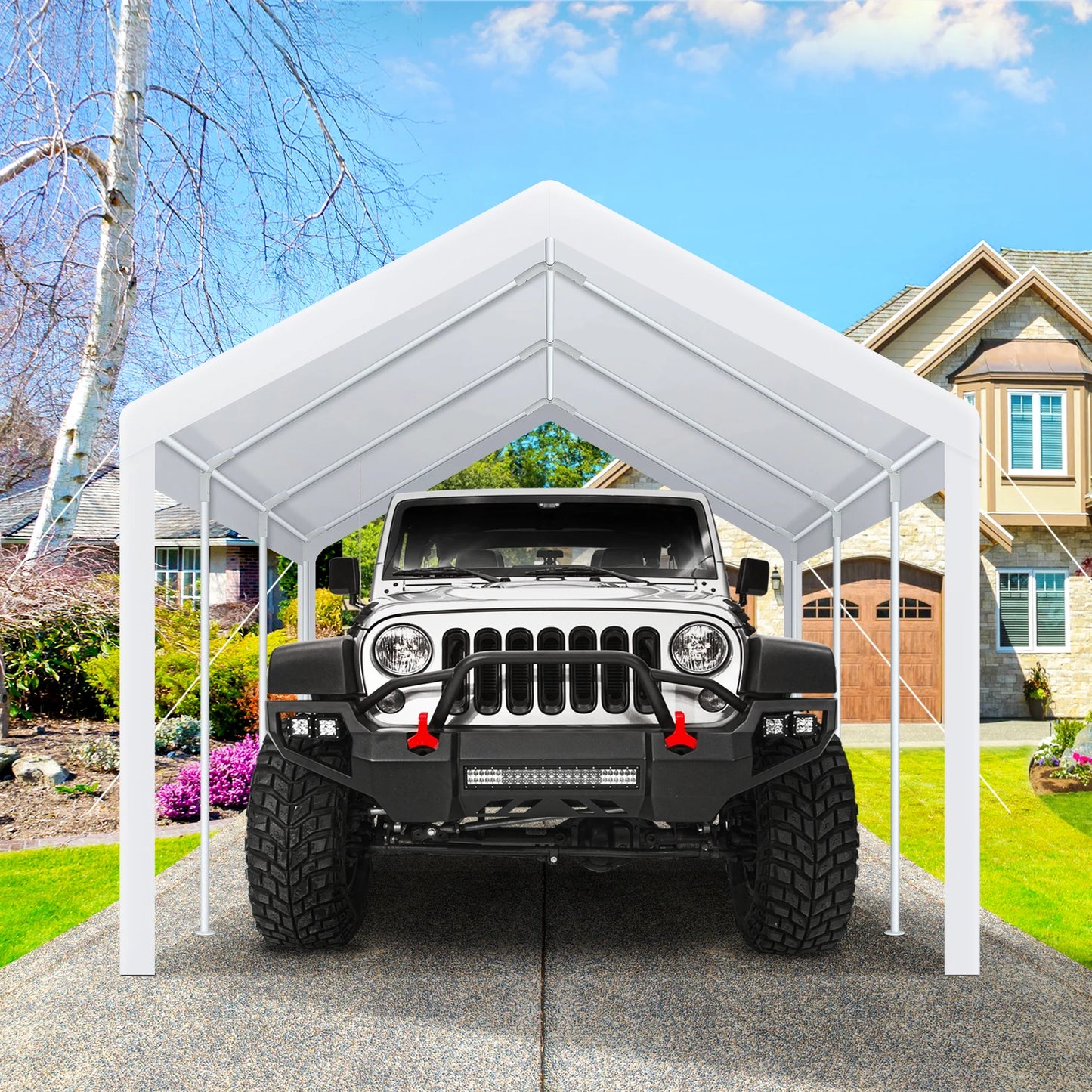 Carports 10x20 Heavy Duty Car Canopy Garage