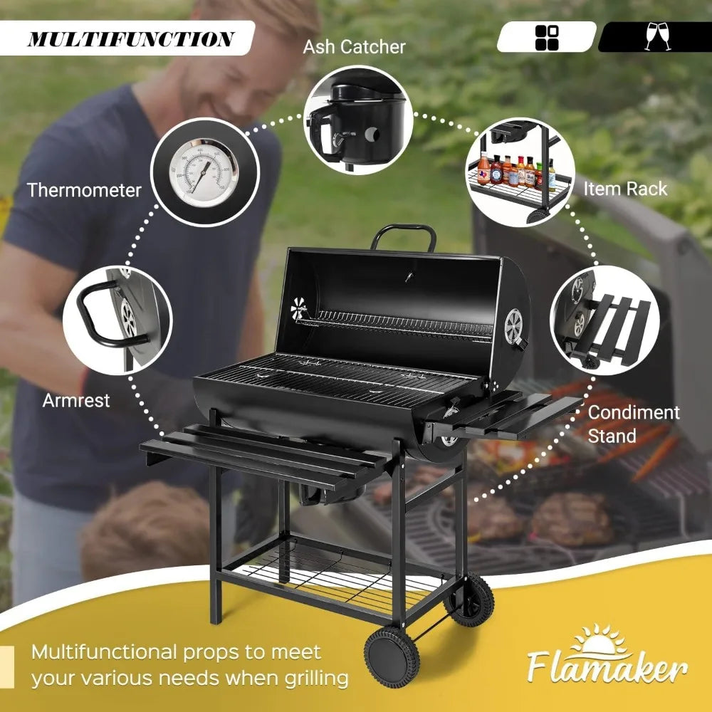 Charcoal Grill Barrel style