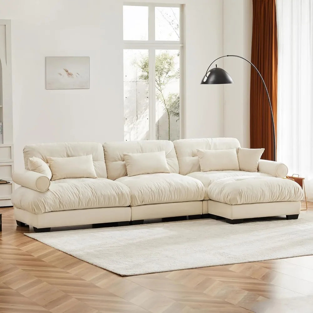 3 Seater Modular Sectional Large L Shaped Couches for Living Room