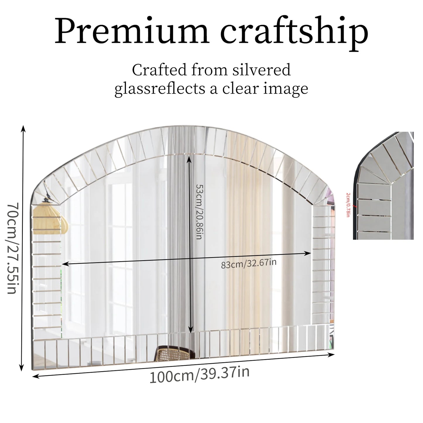 Arched Mirrors for Wall Decor