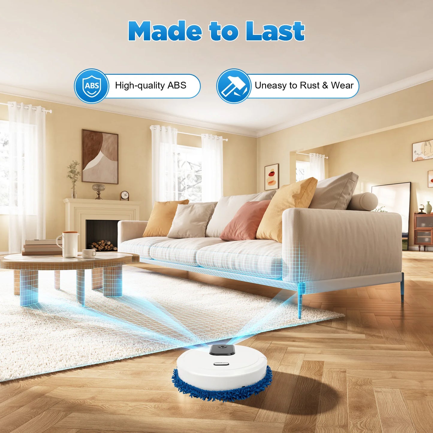Wireless Smart Mopping Machine, Wet and Dry