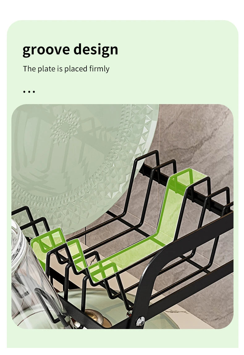 2 Tier Large Dish Drying Rack