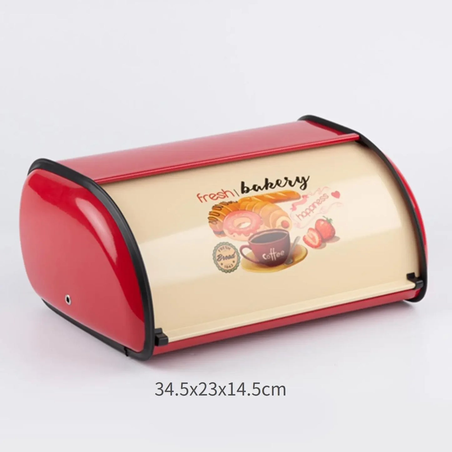Flip Cover Bread Bin Vintage Bread Box Organizer Storage