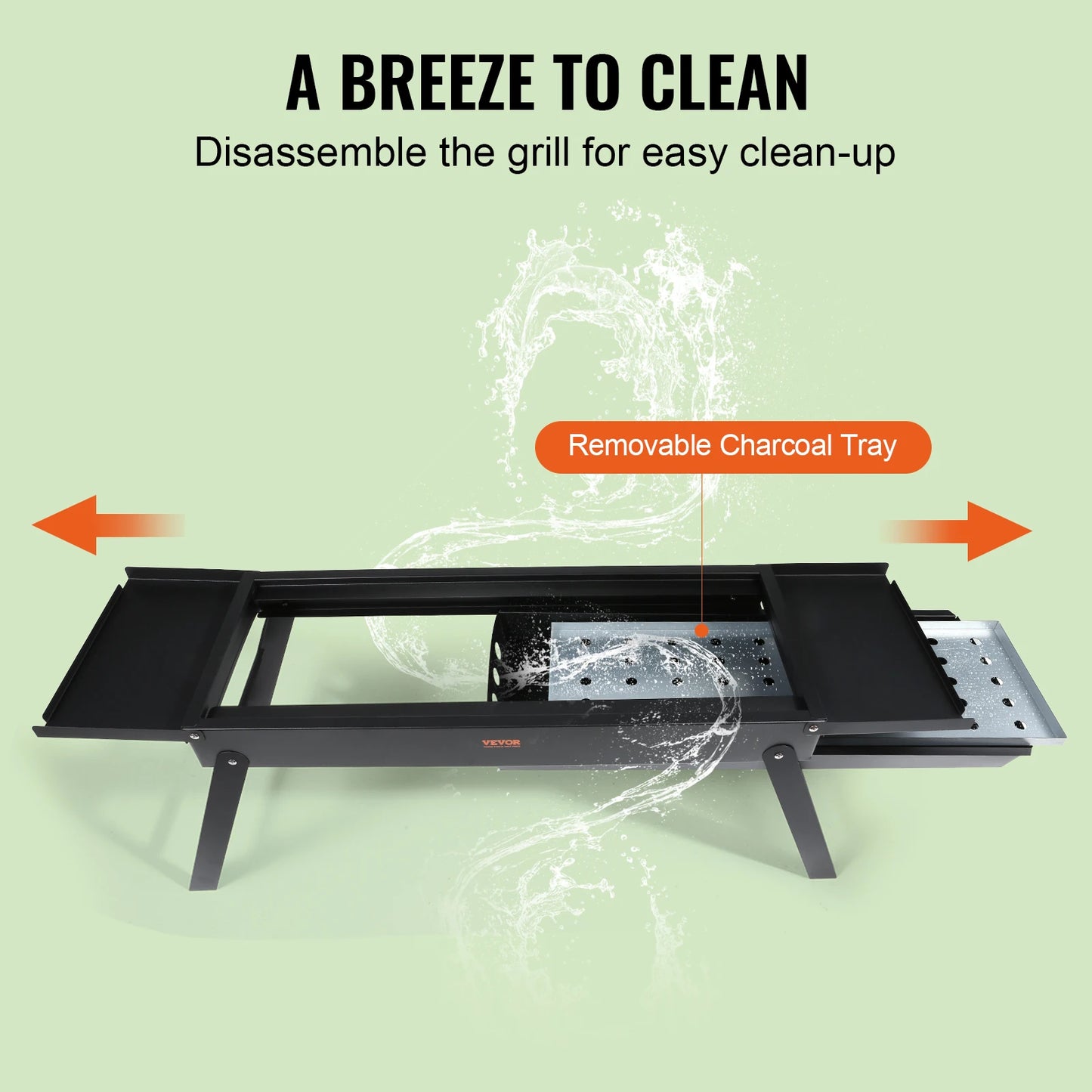 Compact Portable Charcoal Folding BBQ Grill