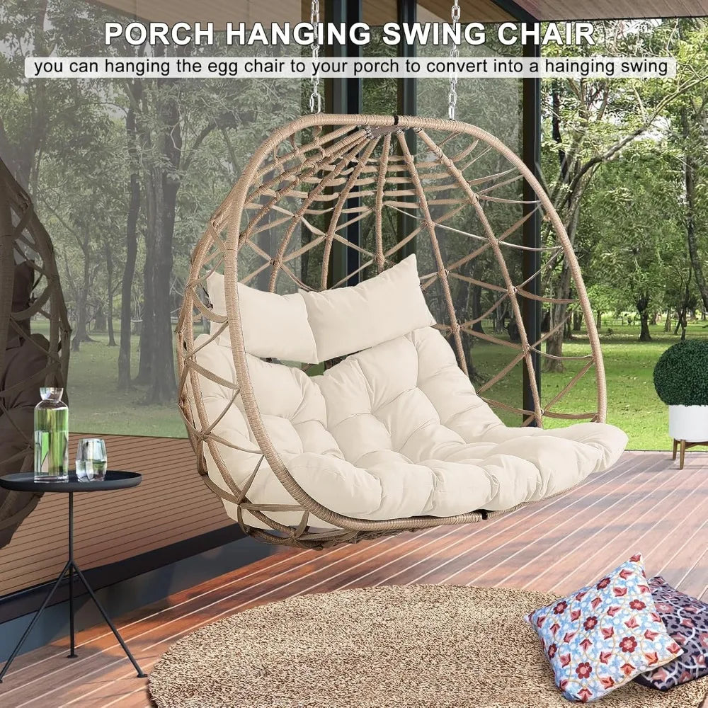 Outdoor Egg Swing Chair with Stand
