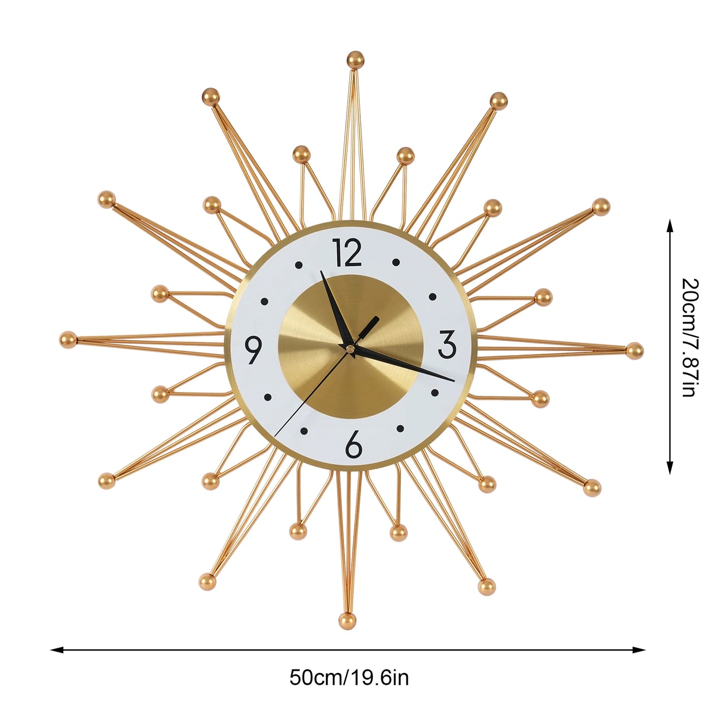 Sunburst Clock