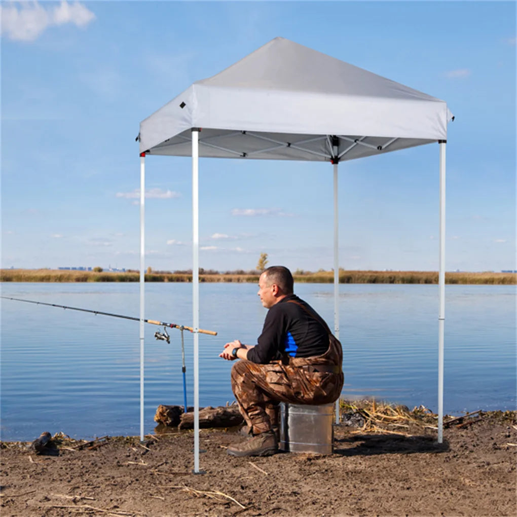 5x5ft Patio Easy Pop Up Gazebo Canopy with Carry Bag