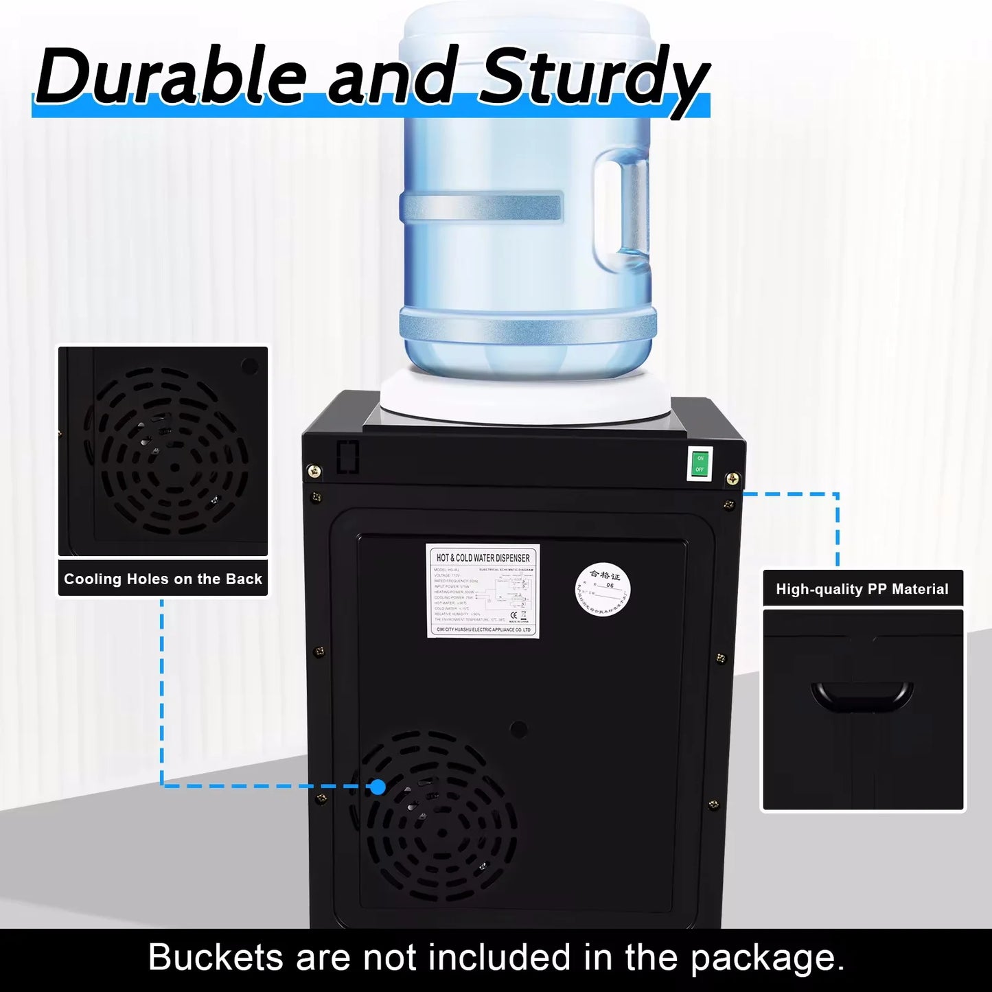 Desktop Electric Hot and Cold Water Dispenser
