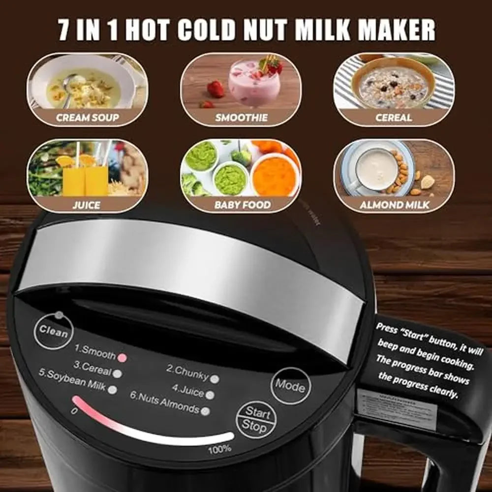 7-in-1 Automatic Nut Milk Maker 35oz/1L