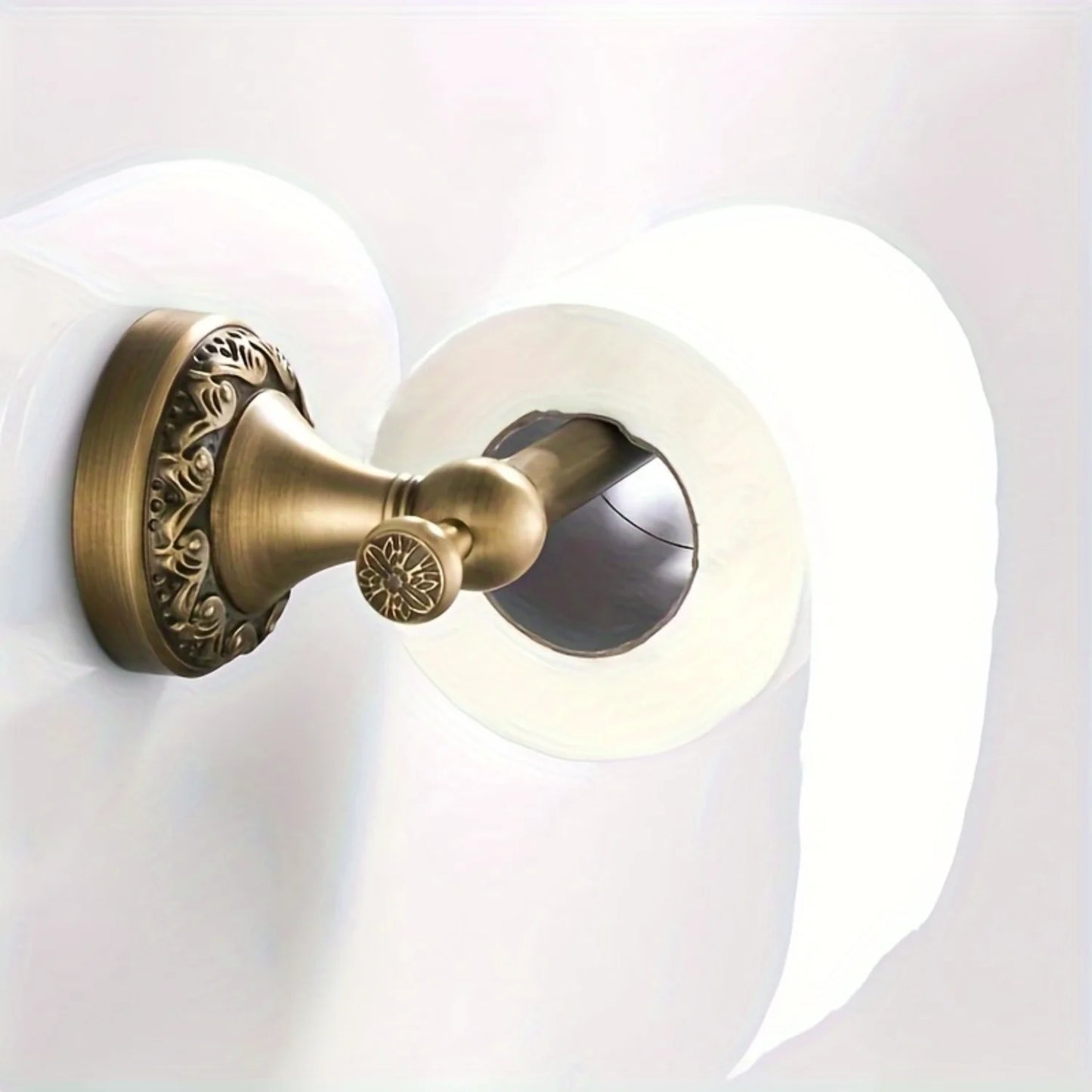 Stylish Retro Round Towel Ring Set