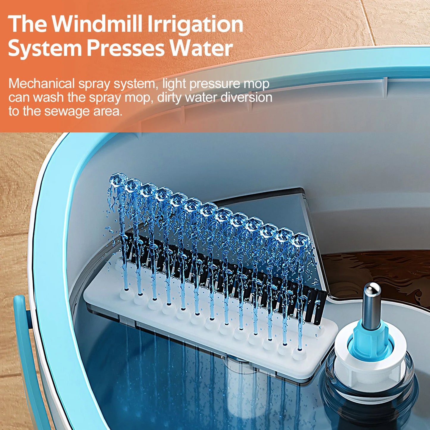 Spin Mop and Bucket