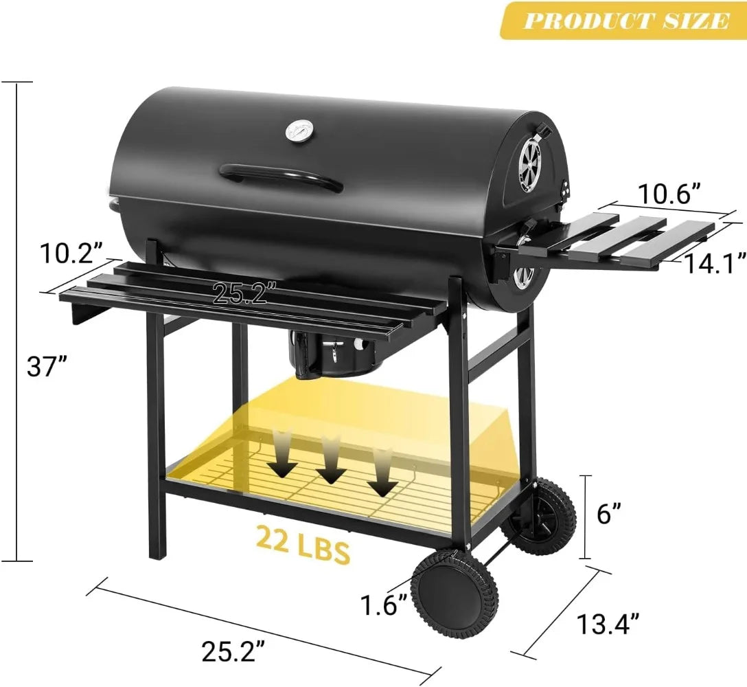Charcoal Grill Barrel style