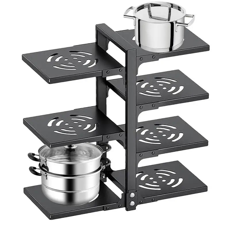 Pot Rack Organizer multi-layer under sink cabinet