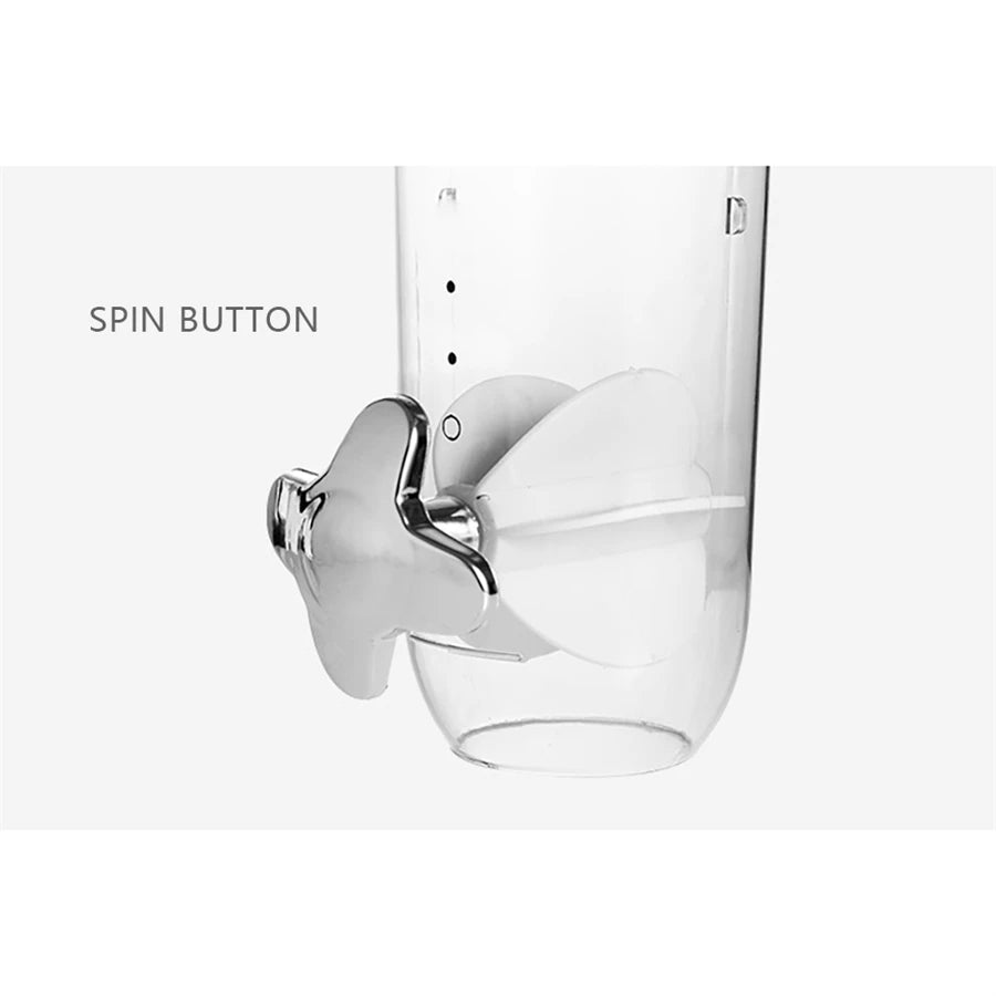 Wall-mounted 2 Barrel Cereal/Grain Dispenser