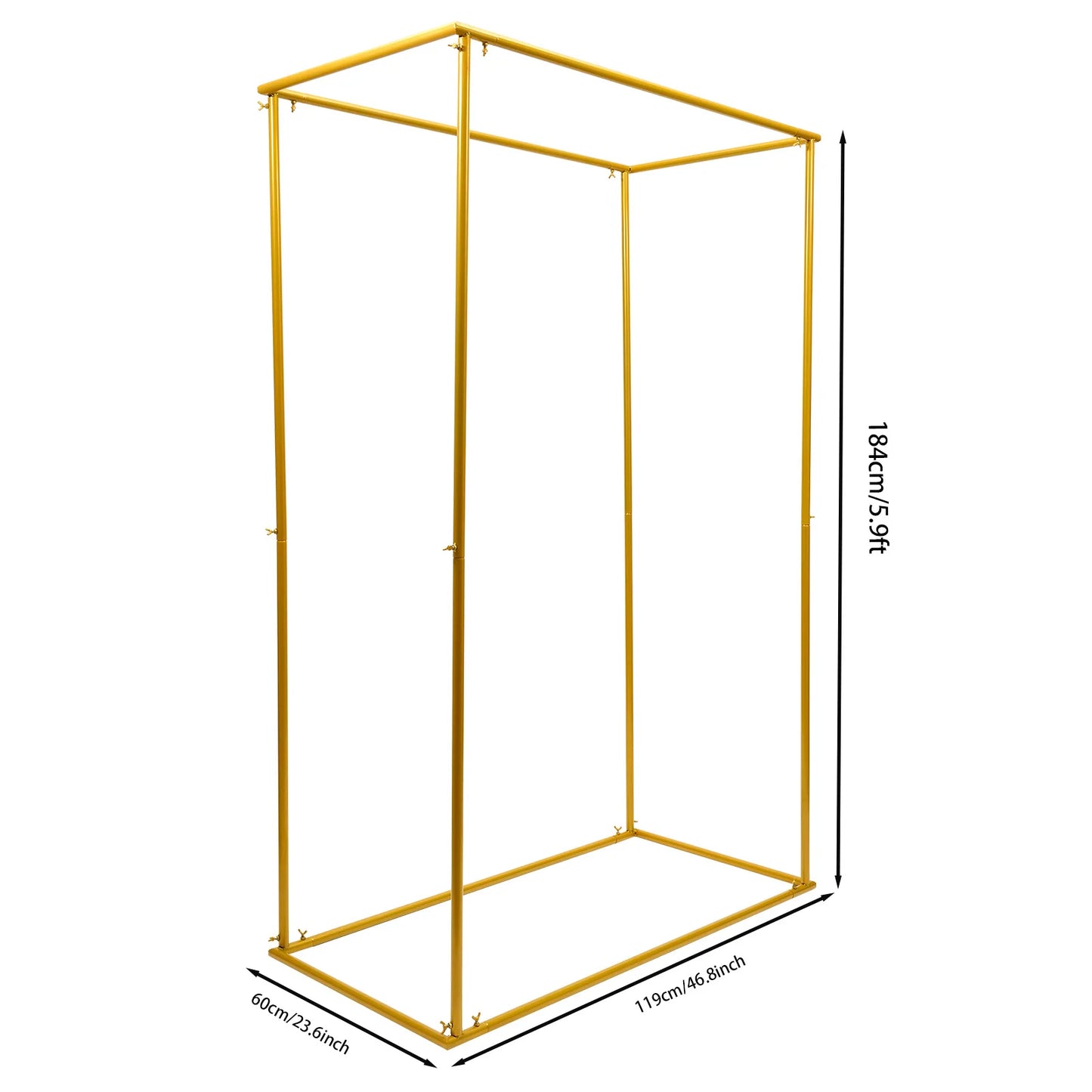 Wedding Arch Golden Metal Display Stand