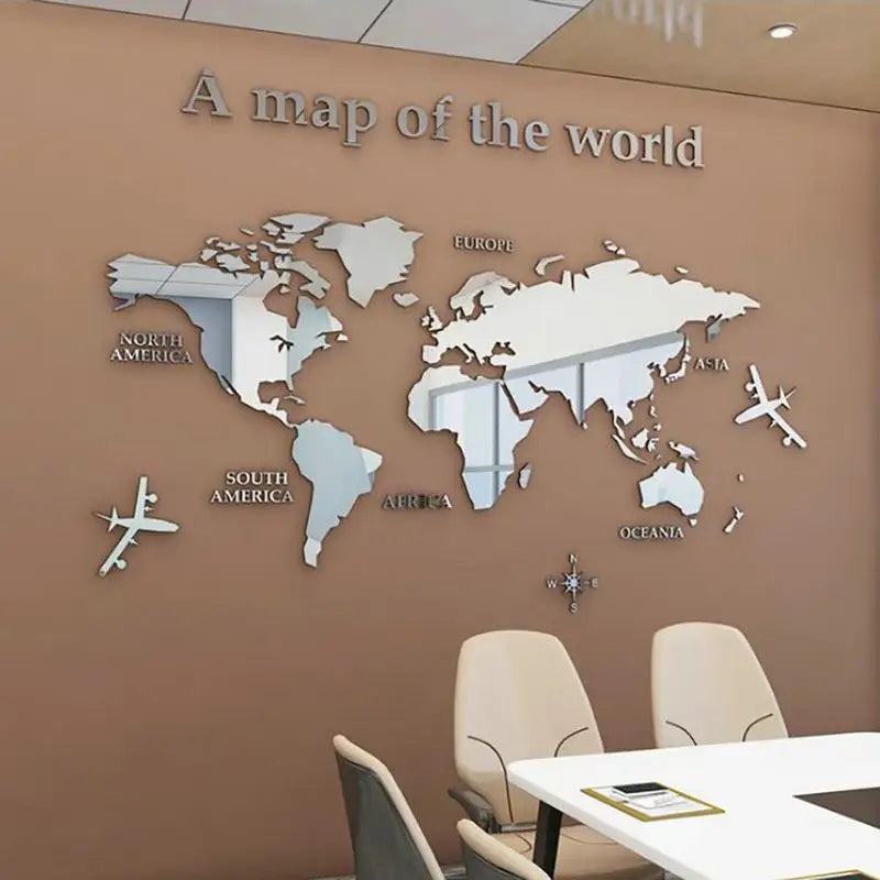 World Map Wall Art
