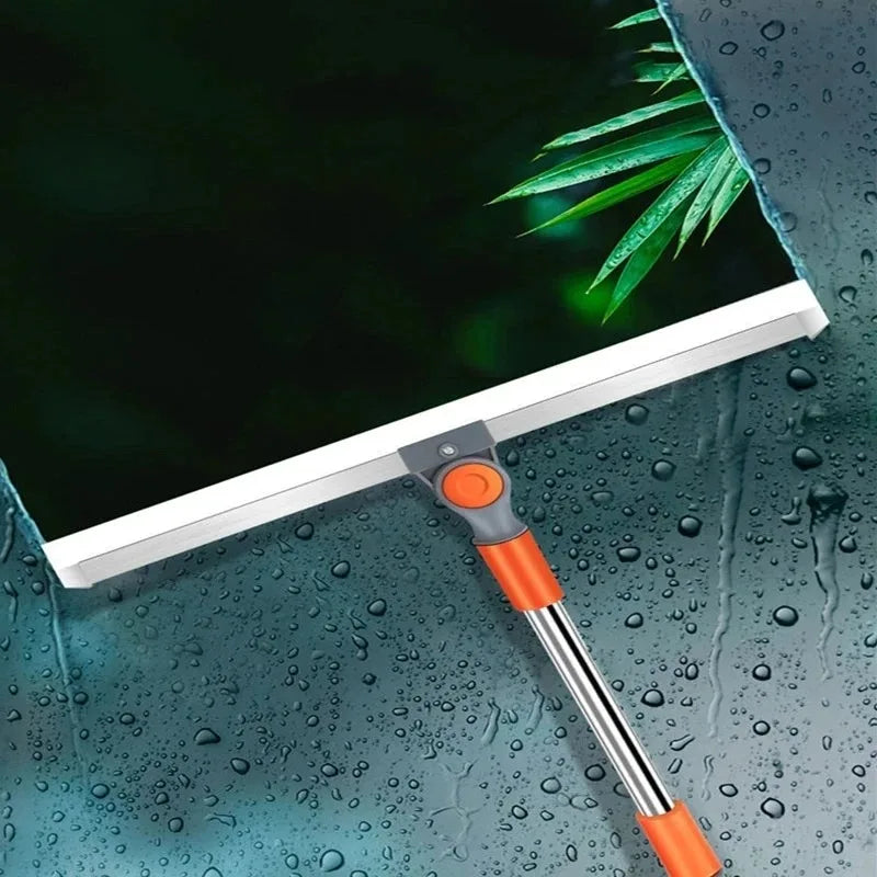 Silicone Scraper Broom Magic Wiper High Place Glass Wiper
