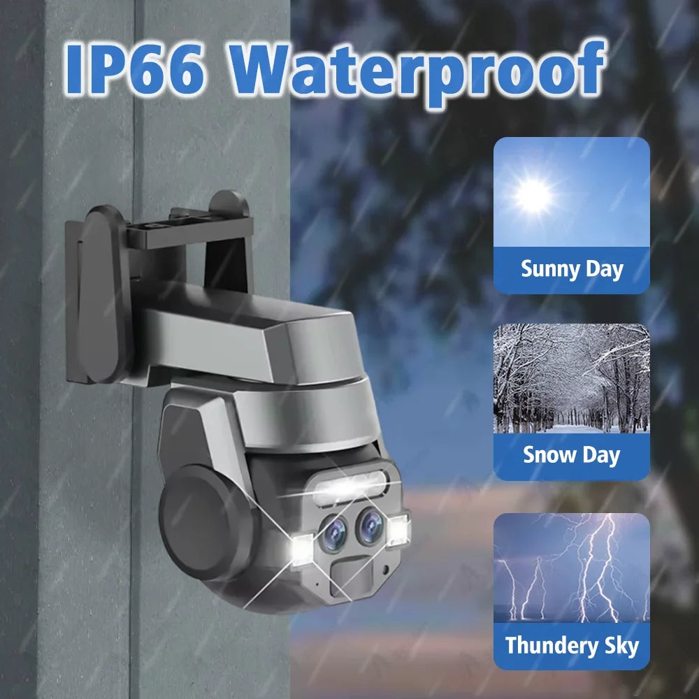 Wifi Security Camera Color & Night Vison - Two-Way Audio Wireless Camera