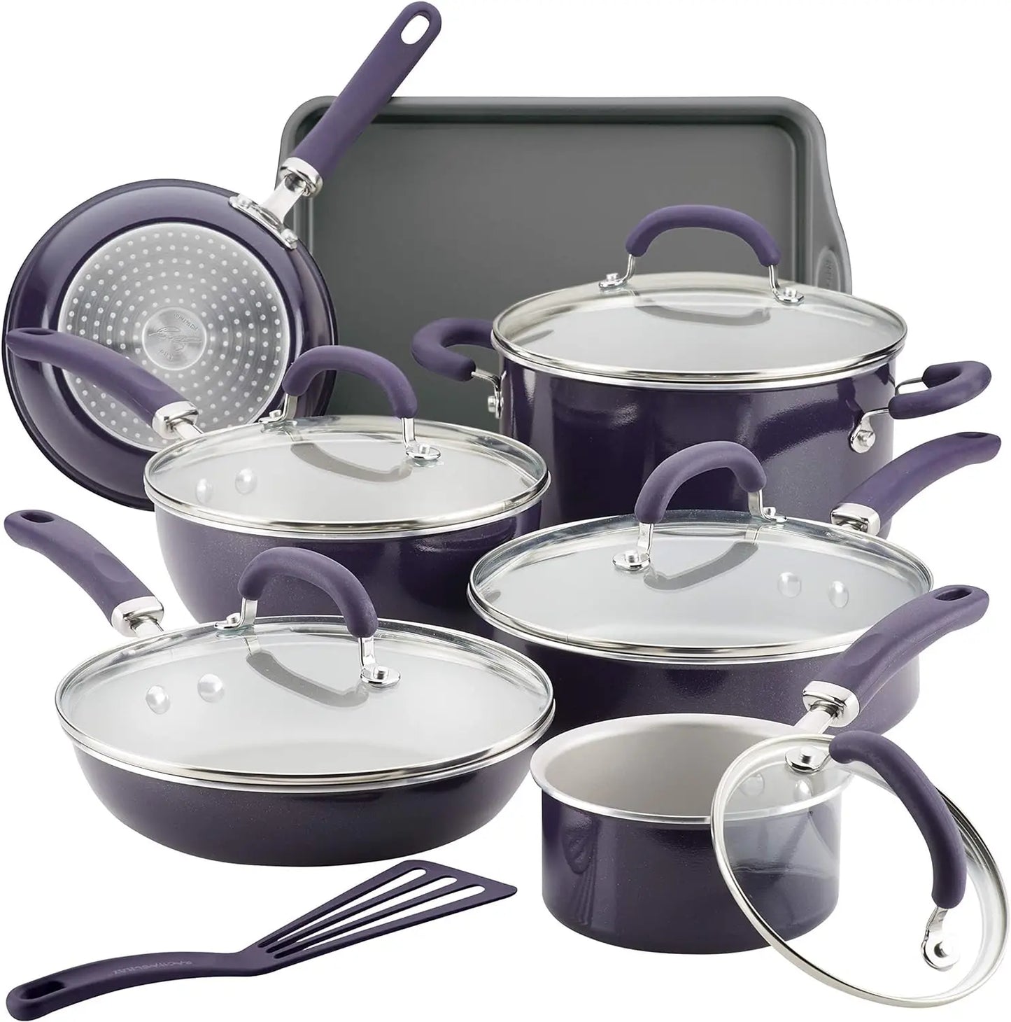 13 Piece Nonstick Cookware - Pots and Pans Set