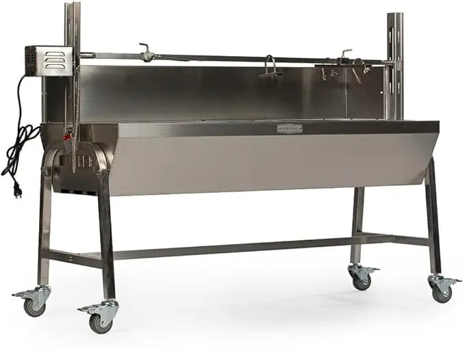Stainless Steel Rotisserie Grill, BBQ Spit Roaster