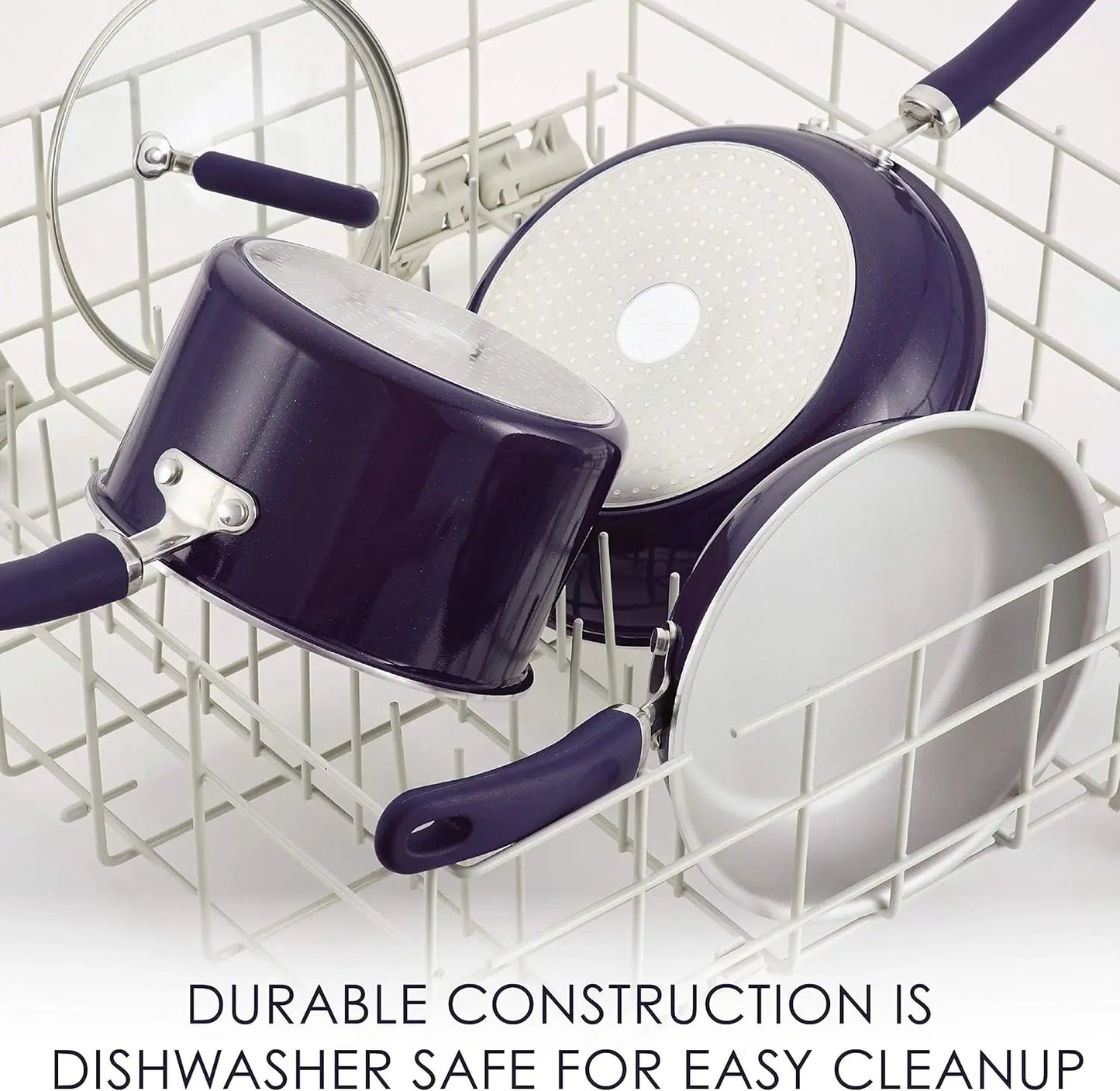 13 Piece Nonstick Cookware - Pots and Pans Set
