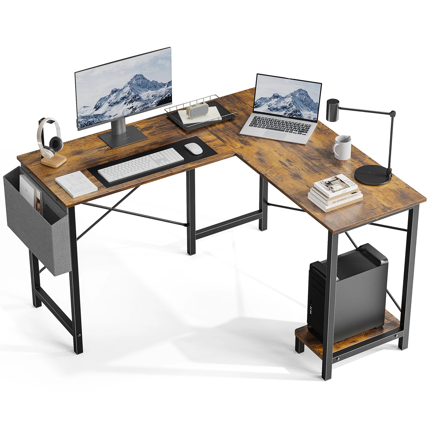 Gaming Corner 50 Inch Office Writing PC Wooden Table