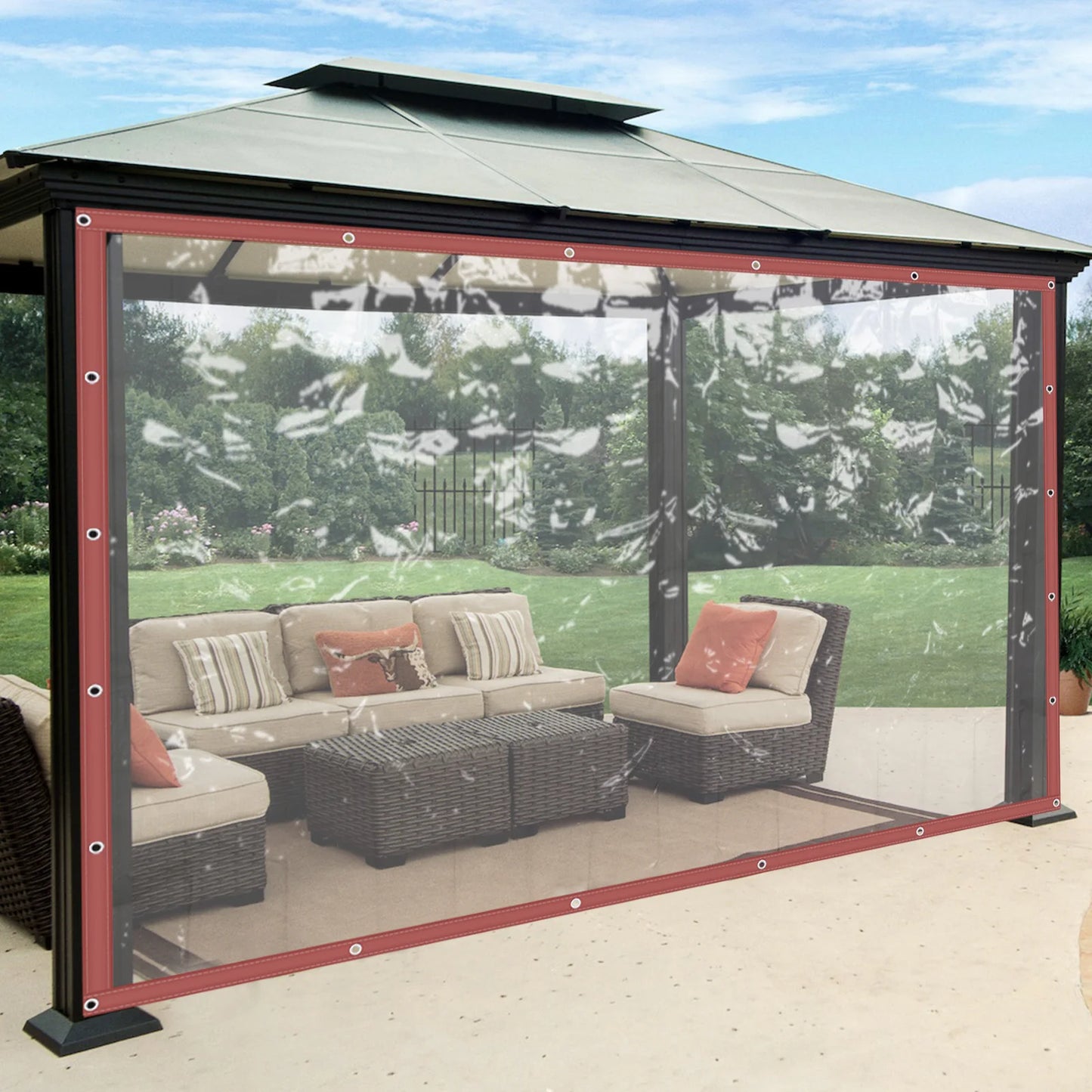 Rainproof Tarpaulin For Porch Screens, Deck Covers, Patio Enclosures