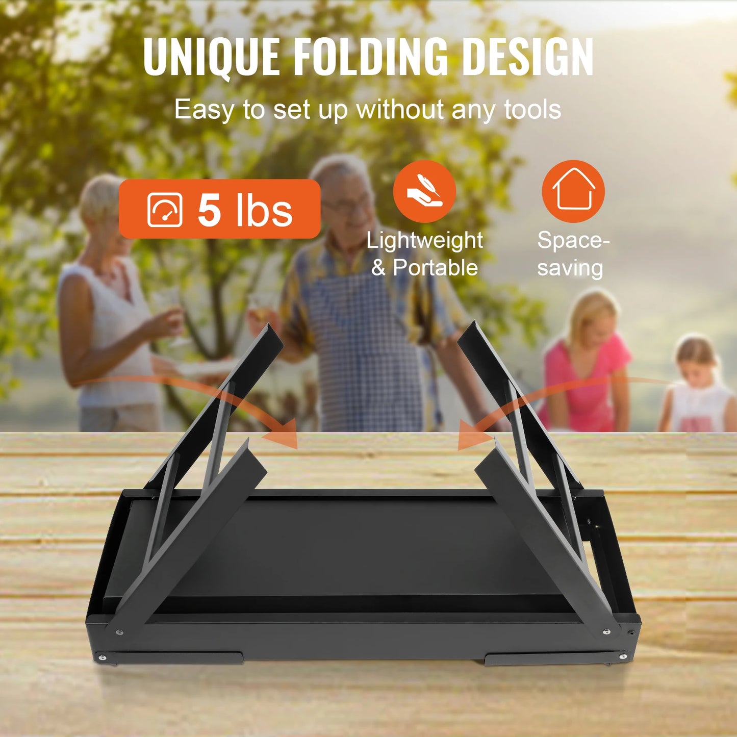 Compact Portable Charcoal Folding BBQ Grill