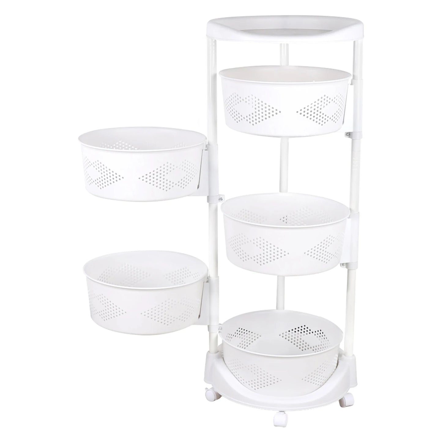 5 Layer Kitchen Rotating Organizer Rack