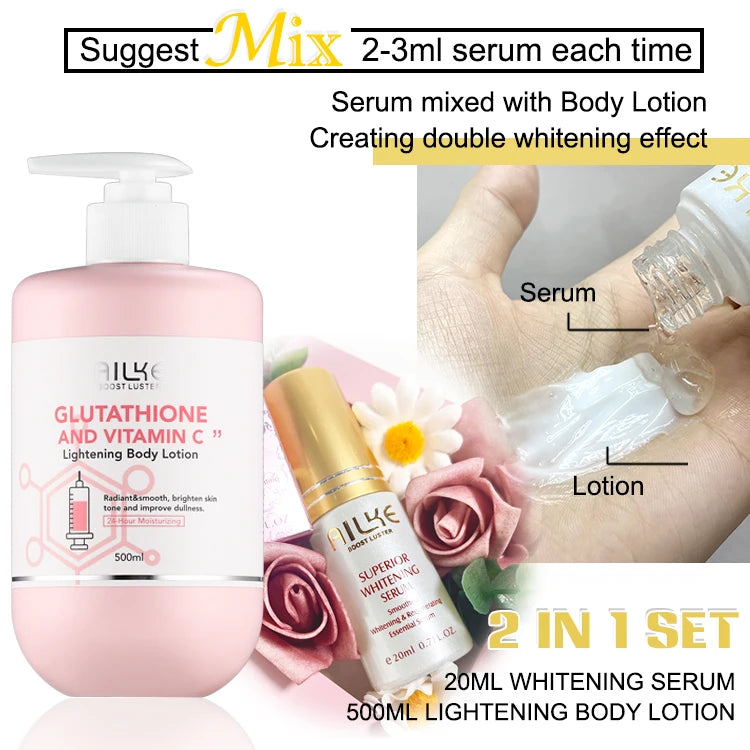 AILKE Whitening Remove Dark Spots Melanin Skin Care Set