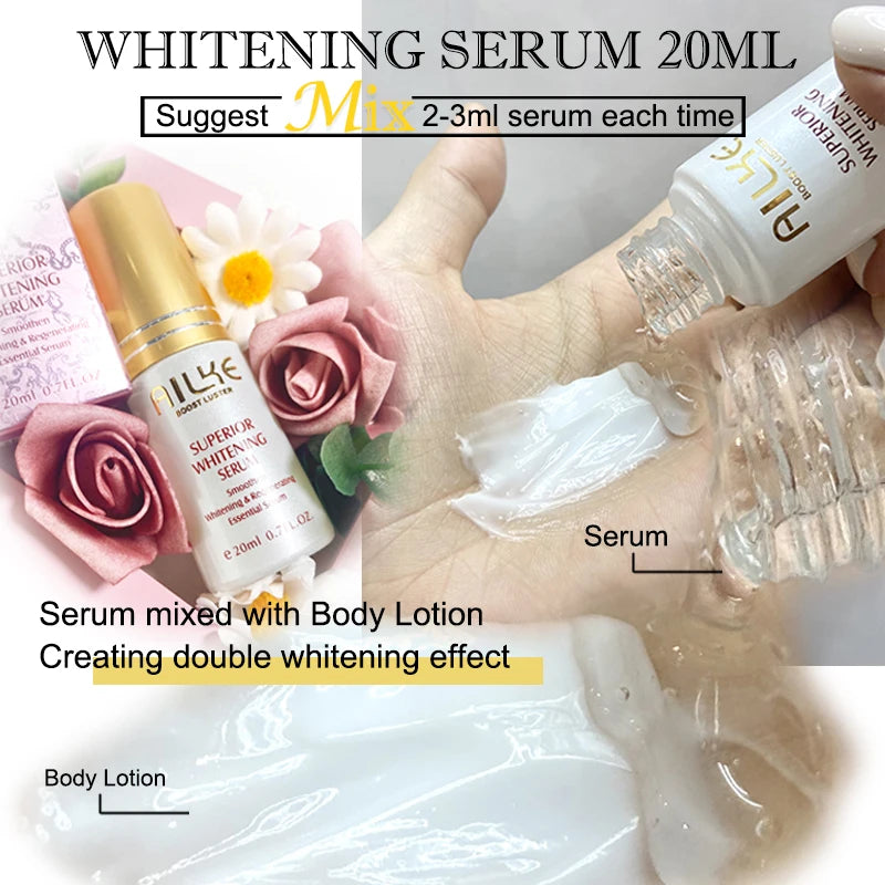 Brightening Moisturizing Whitening Body Lotion, Suitable For Black & Dark And Brown Skin Care