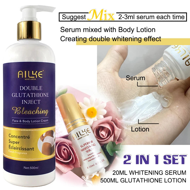 Brightening Moisturizing Whitening Body Lotion, Suitable For Black & Dark And Brown Skin Care