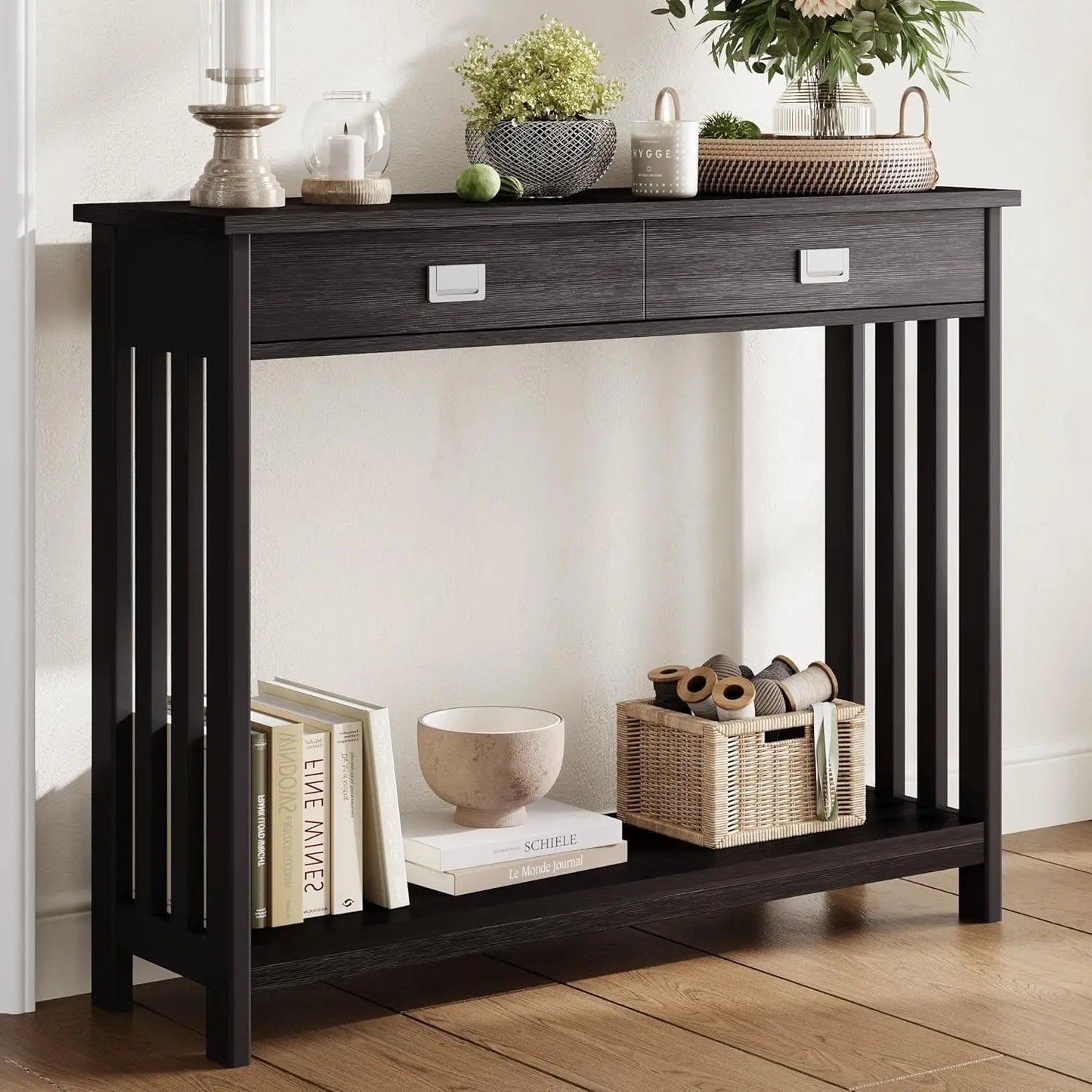 Narrow Console Table, Entryway, Living Room and Hallway