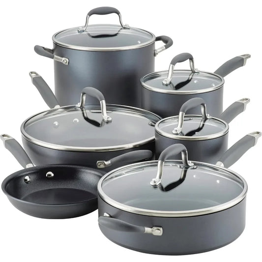 Advanced Home Hard Anodized Nonstick Pots and Pans