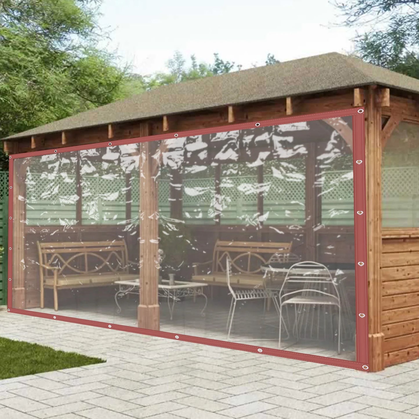 Rainproof Tarpaulin For Porch Screens, Deck Covers, Patio Enclosures