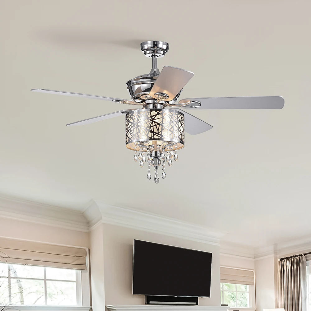 Elegant Metal 52-inch Ceiling Fan