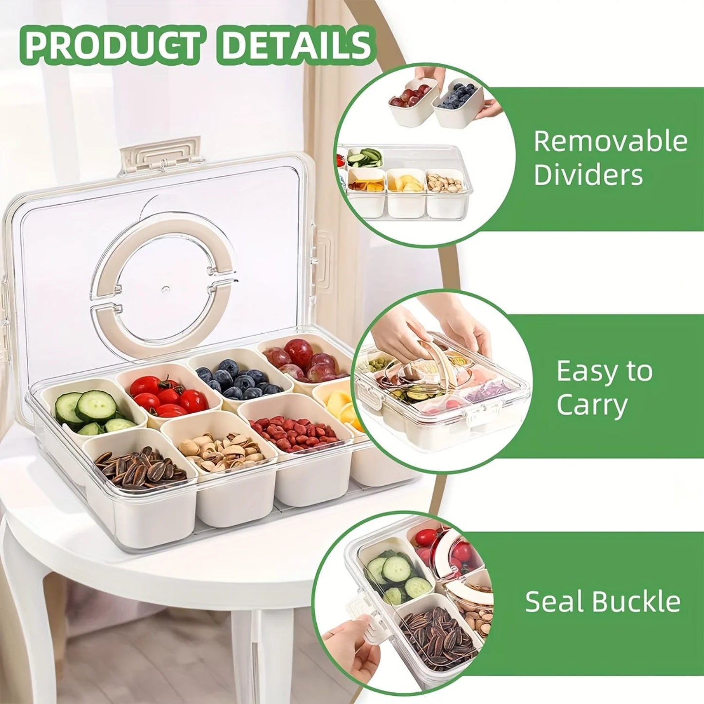 Modern Plastic Food  Lunch Box With Lid
