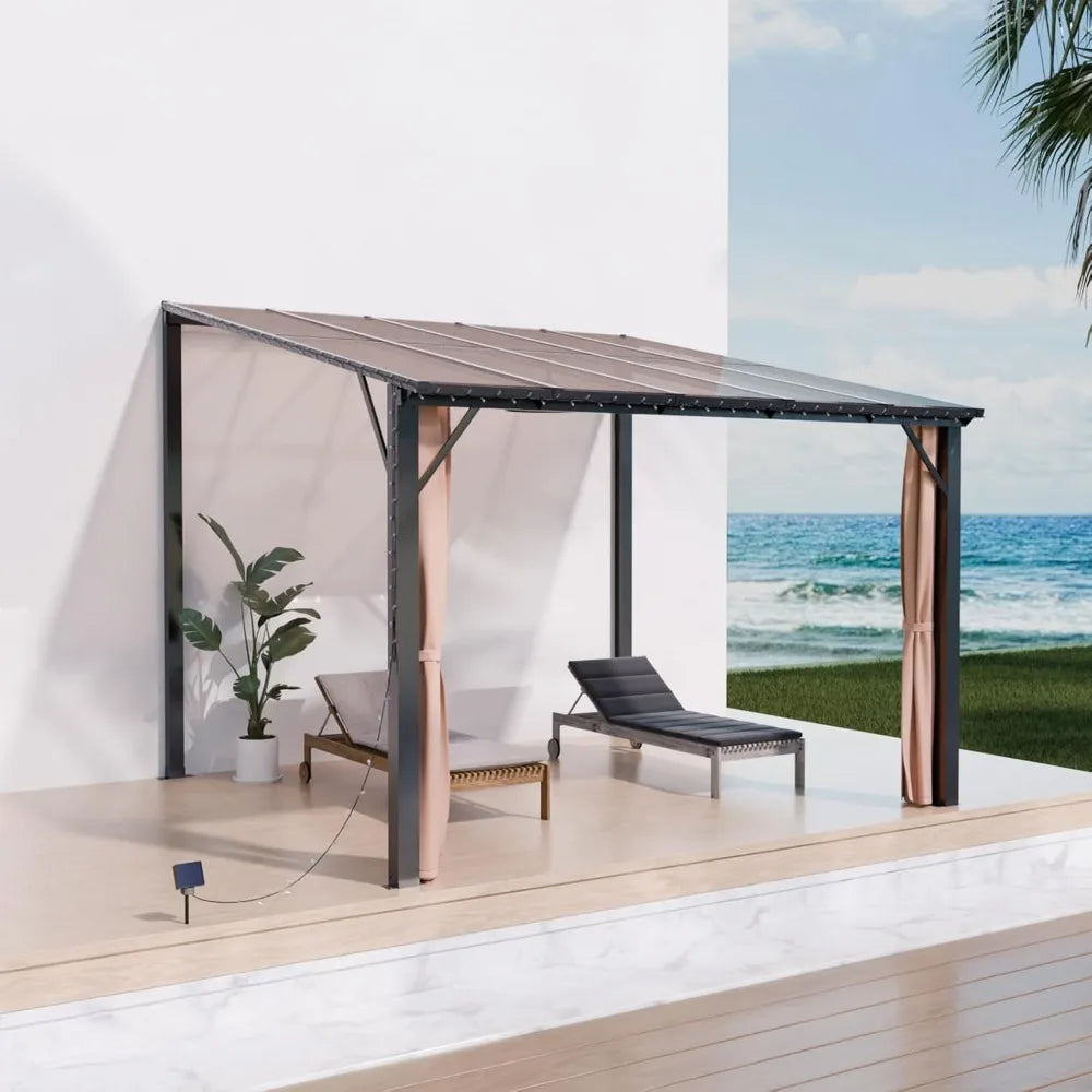 Wall Mount Outdoor Gazebos, Hardtop