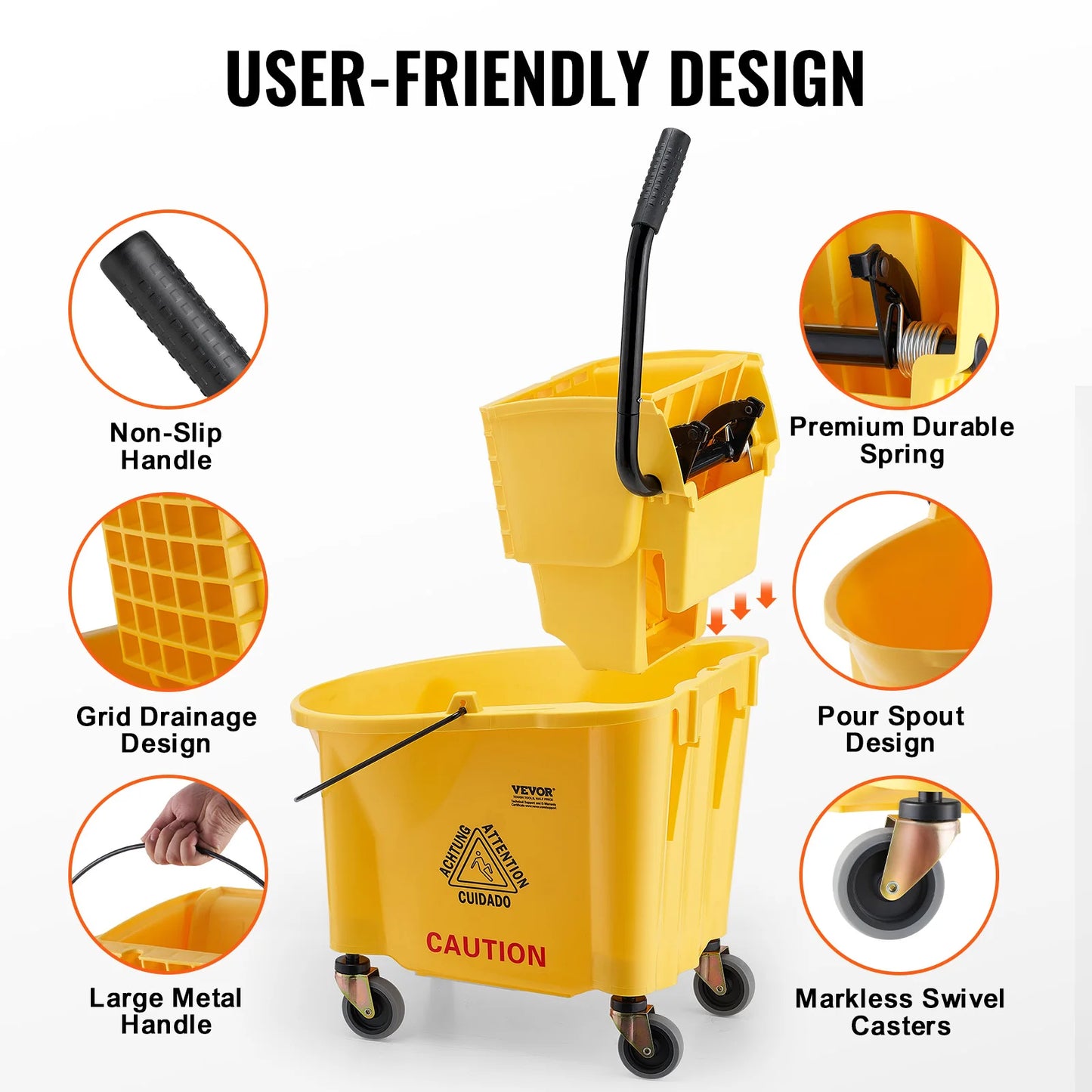 Commercial Mop Bucket