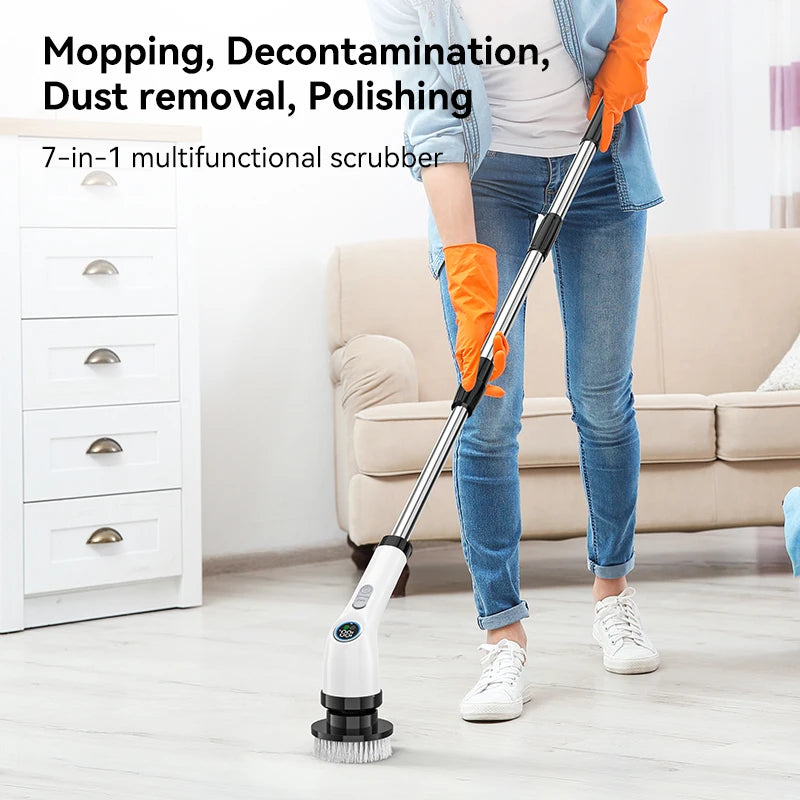 Cordless Electric Spin Scrubber