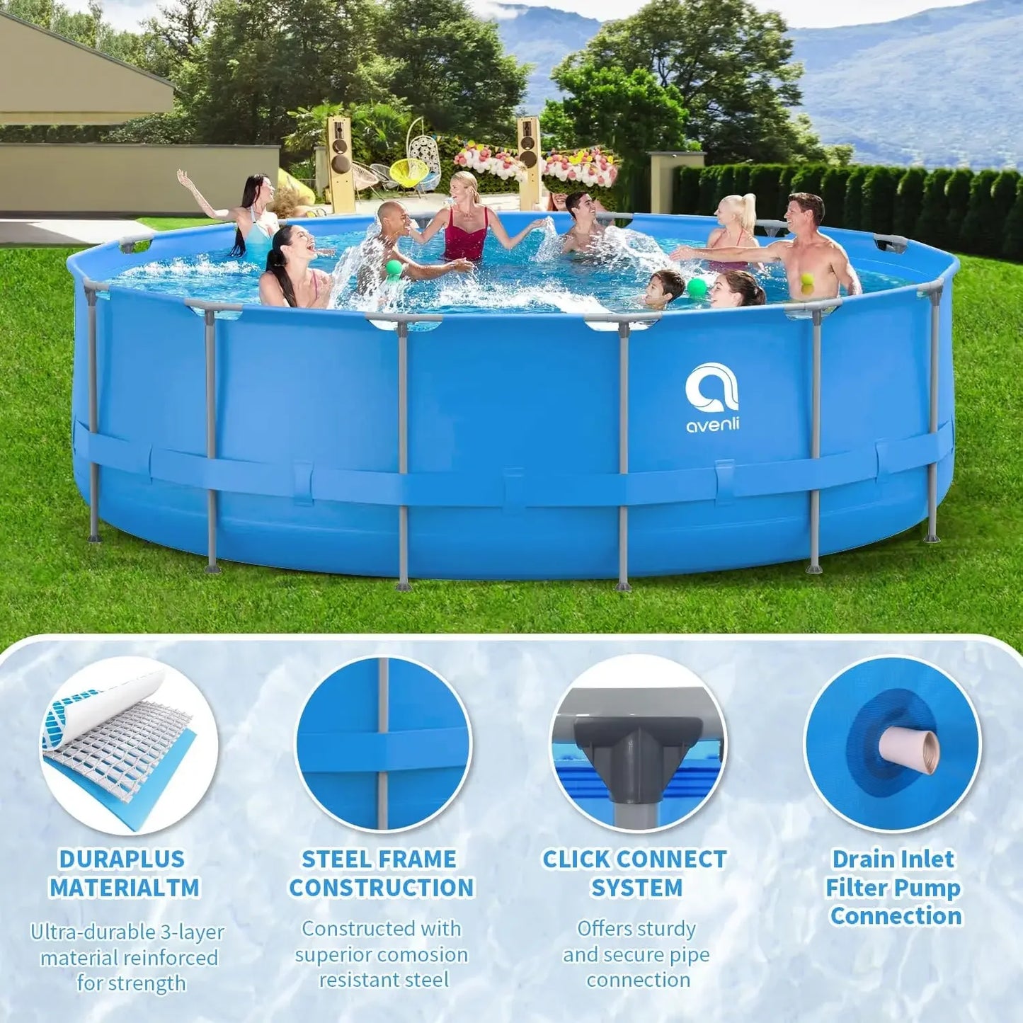 Metal Frame Swimming Pool