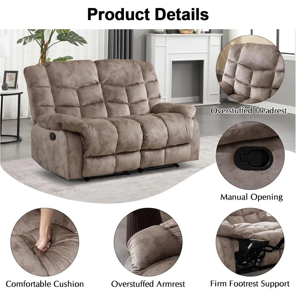 Manual Loveseat Recliner