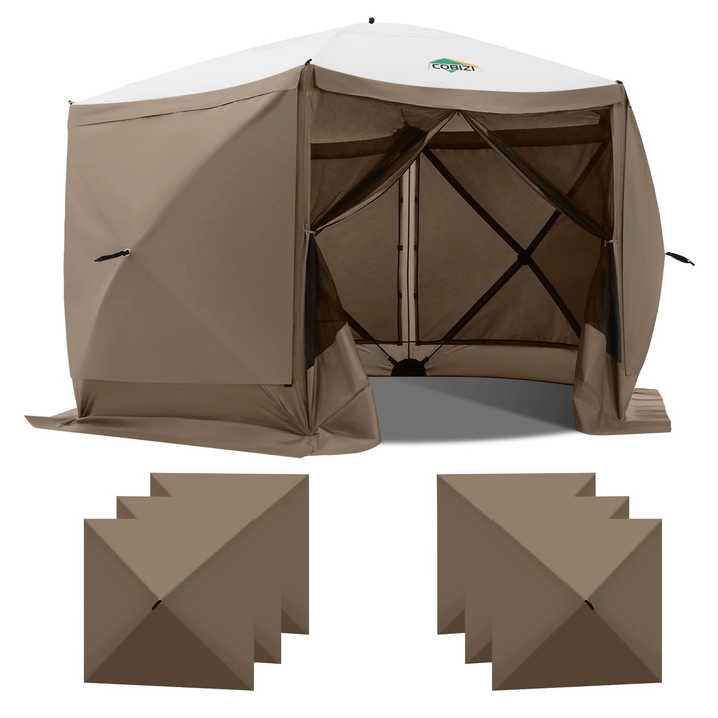 12x12ft Pop up Tent with Mosquito Netting