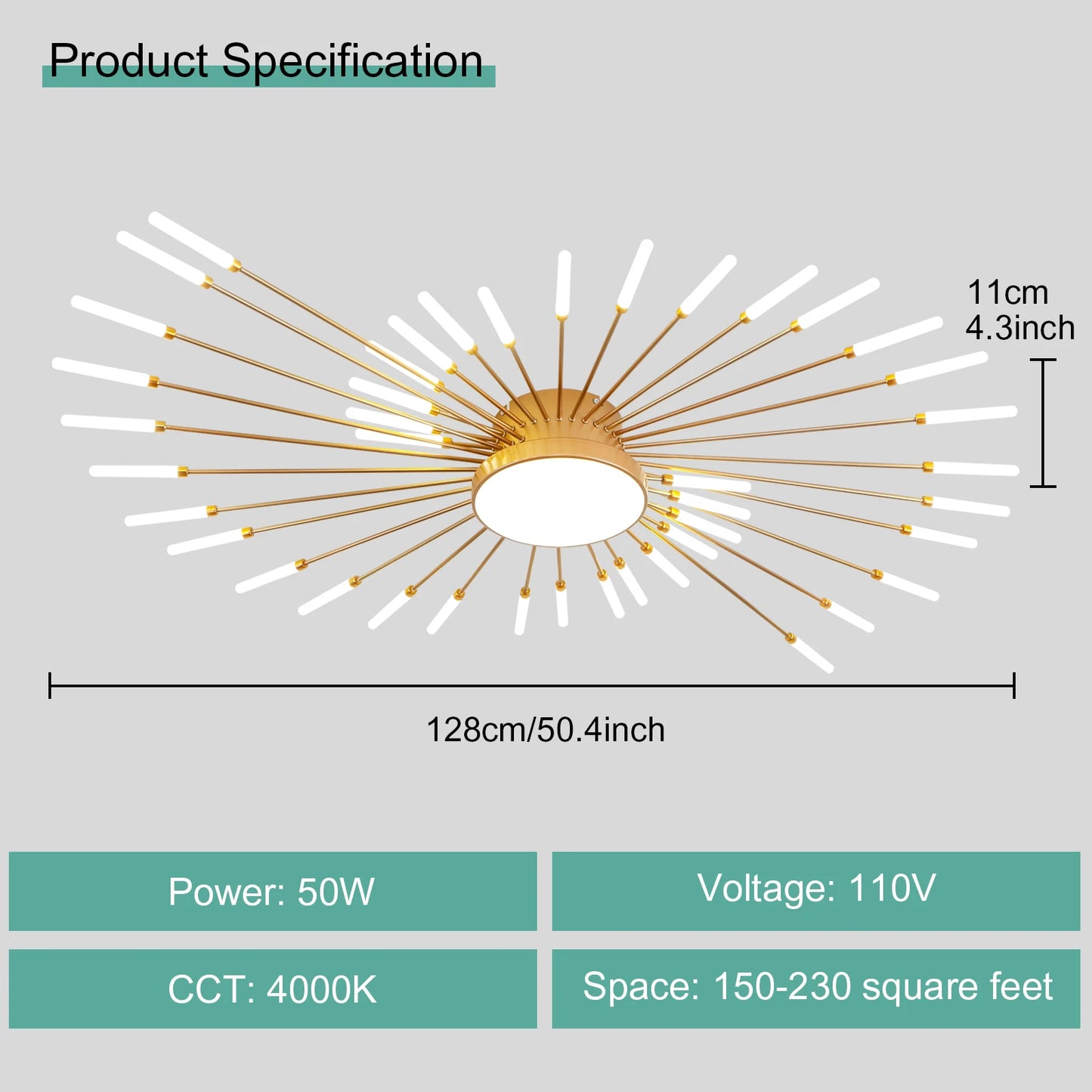 LED Ceiling Light for Living Room Lamp Bedroom