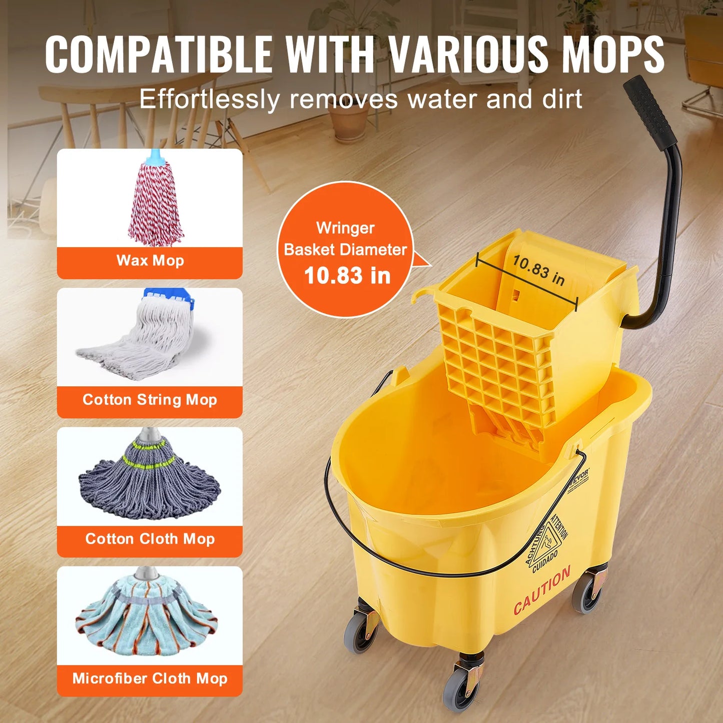 Commercial Mop Bucket