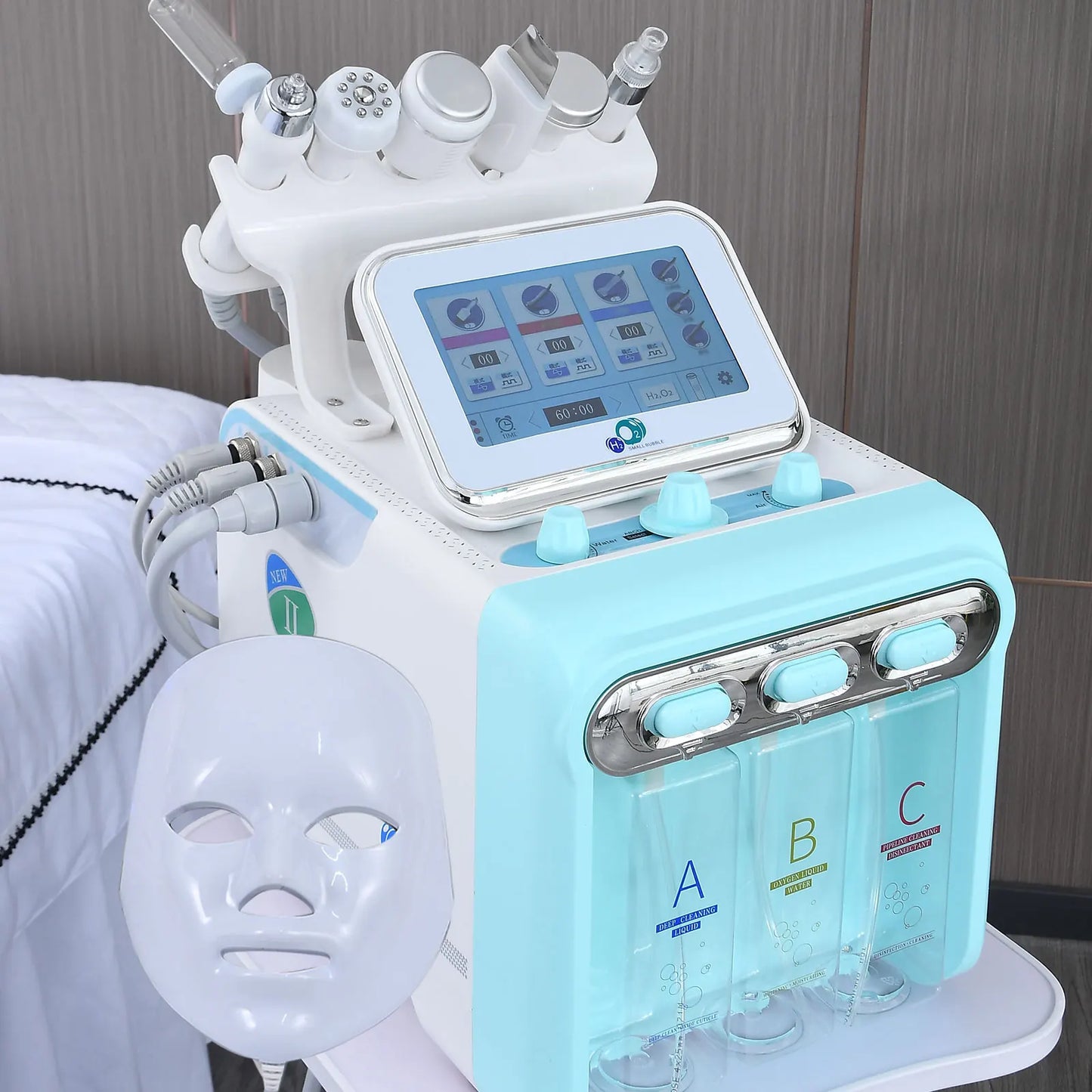 Hydro Microdermabrasion Aqua Peeling H2O2 Facial Machine