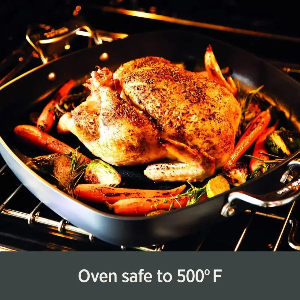 All-Clad Essentials Hard Anodized Nonstick Sauce Pan Set 4 Piece