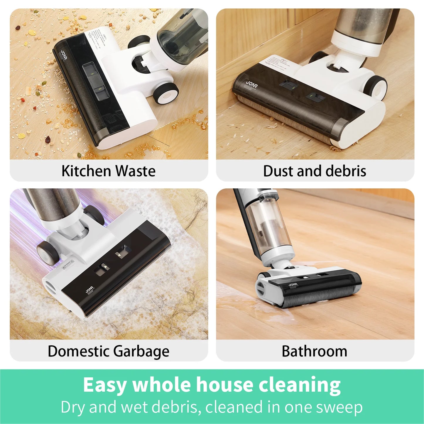 Wireless Wet Dry Smart Vacuum Washing Cleaner